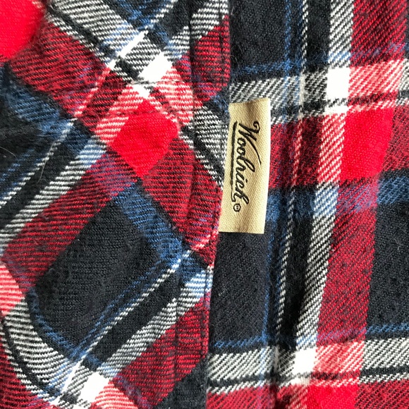Woolrich Flannel 100% Cotton Shirt Front Pocket XL - Picture 3 of 8